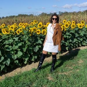 Sam Edelman over the knee leather boots size 8